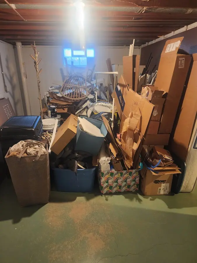 Roll-off dumpster container at job site for Roll Off Dumpster Rental in The Homesteads